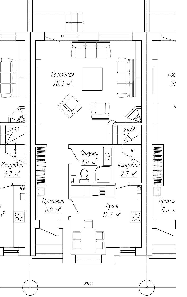 план первого этажа 